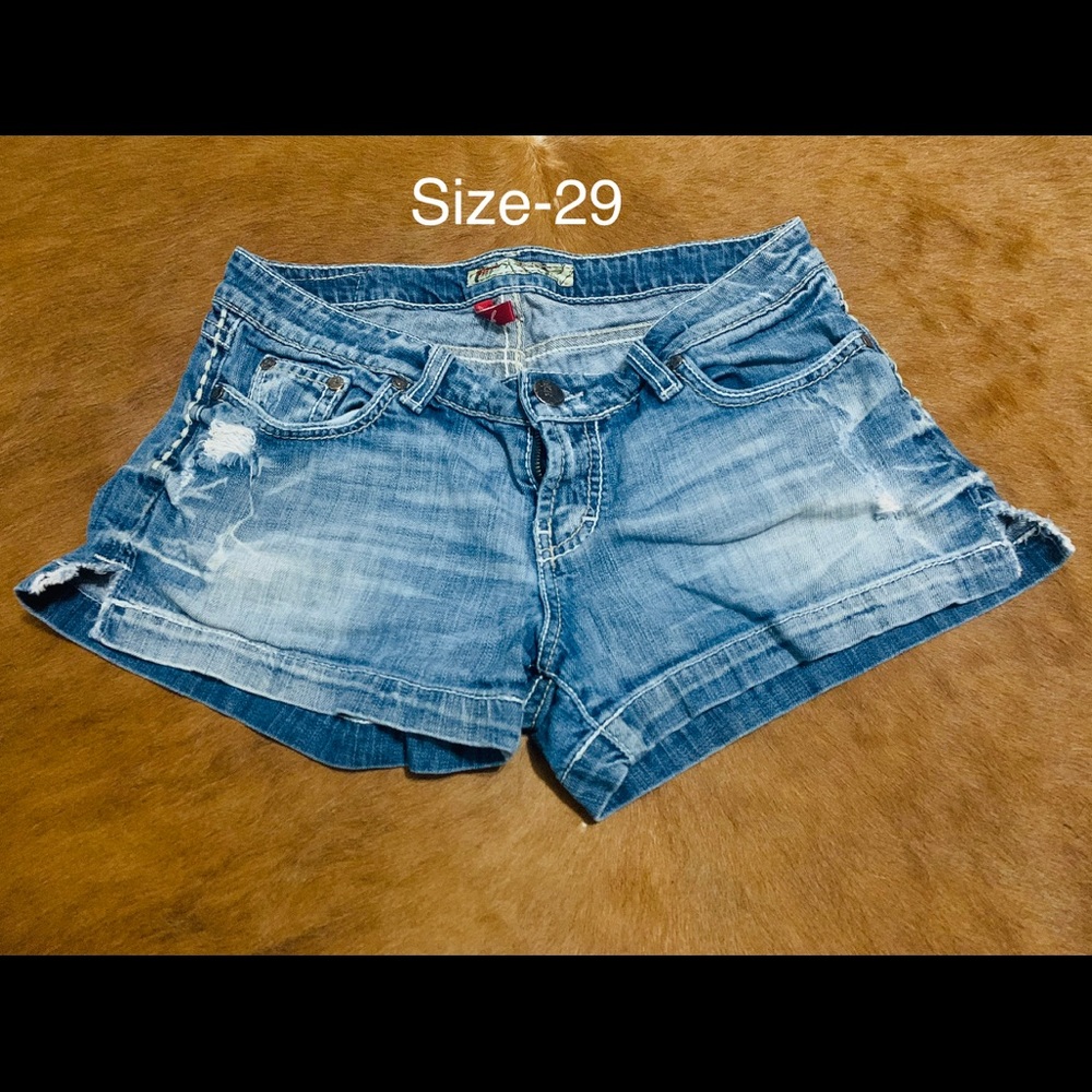 BKE Buckle shorts.